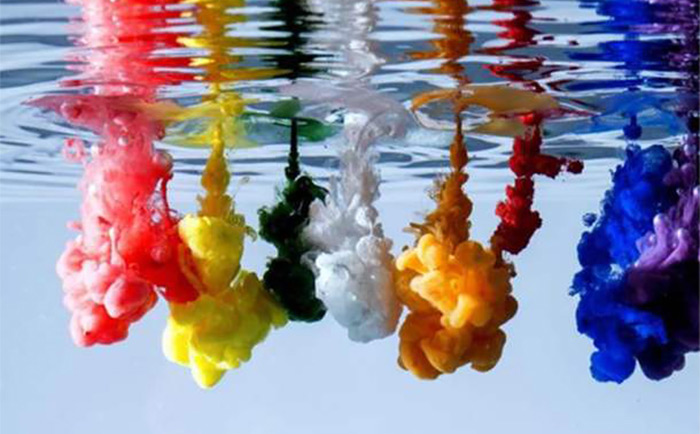 （图：水性漆颜料分散剂的作用）