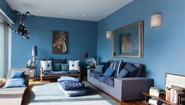 （图：乳胶漆分散剂在作用）