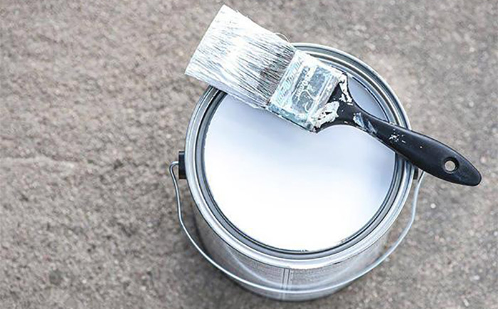 （图：水性乳胶漆的配置）