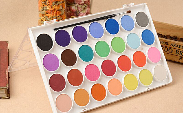 （图：固体颜料分散剂的作用）