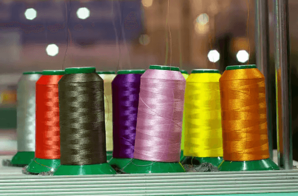 （图为纺织品展示图）