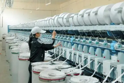 （图为纺织印染工艺展示图）